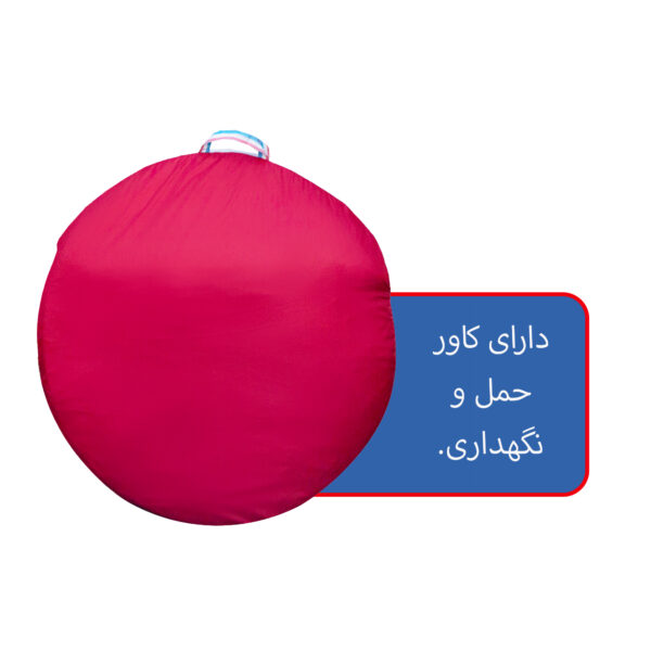 چادر مسافرتی 8 نفره مدل نانو شمعی ضدآب کد NANO-MC-LIne-02