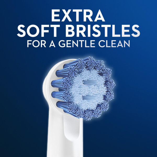 سری یدک مسواک برقی اورال-بی مدل Sensitive Clean بسته 4 عددی