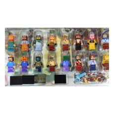 اکشن فیگور مدل ماینکرافت طرح استیو و واردن مجموعه 24 عددی