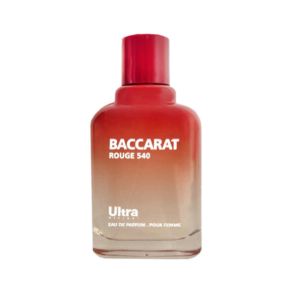 ادو پرفیوم زنانه اولترا ویرچوآل مدل Baccarat Rouge با رایحه گرم حجم 100میلی‌لیتر