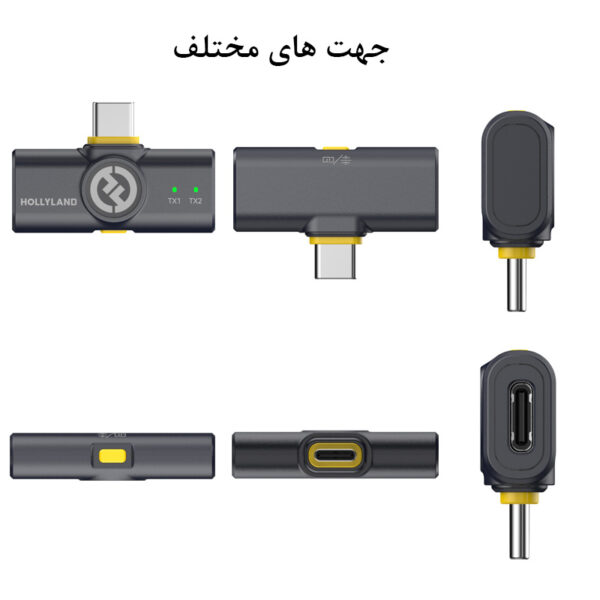 ست میکروفن بی سیم هالی لند مدل Lark M2 مجموعه 2 عددی