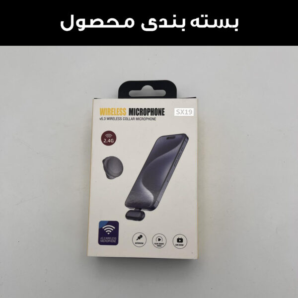 میکروفن یقه ای مدل SX19-Lightning 2xMic