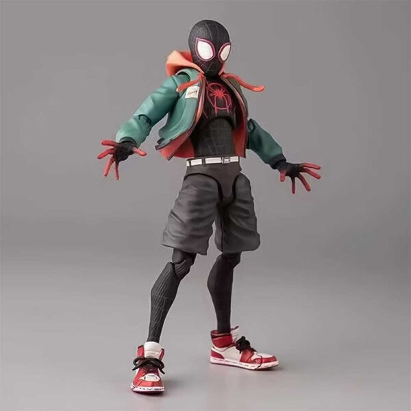اکشن فیگور مدل اسپایدرمن مایلز مورالز Spiderman Marvel Miles Morales SV-ACT