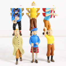 فیگور مدل تن تن و کاپیتان هادوک مجموعه 6 عددی