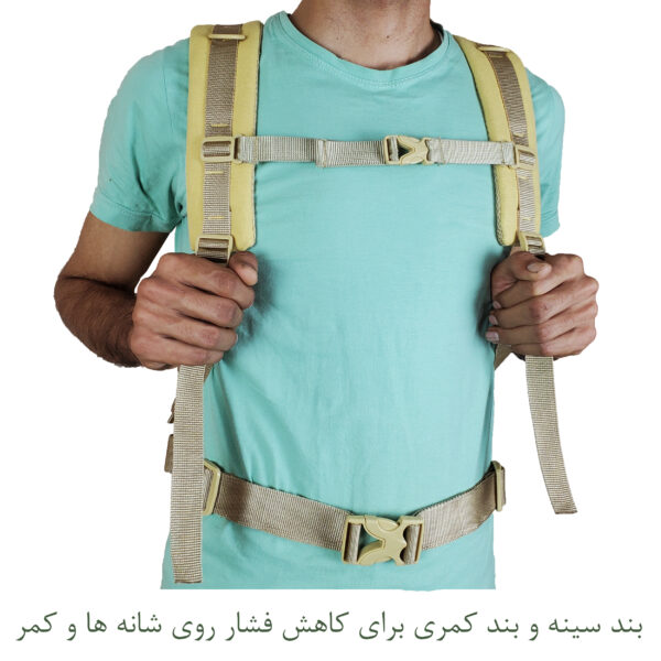 کوله پشتی کوهنوردی 35 لیتری دیکمپ مدل TRAVEL-30-005