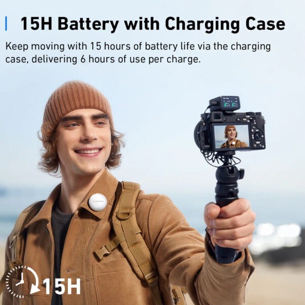میکروفن یقه ای انکروورک مدل M650 Wireless Lavalier با درگاه اتصال Type-C و Lightning