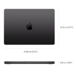 لپ تاپ 14.2 اینچی اپل مدل MacBook Pro MW2U3 2024 LLA-M4-16GB RAM-512GB SSD