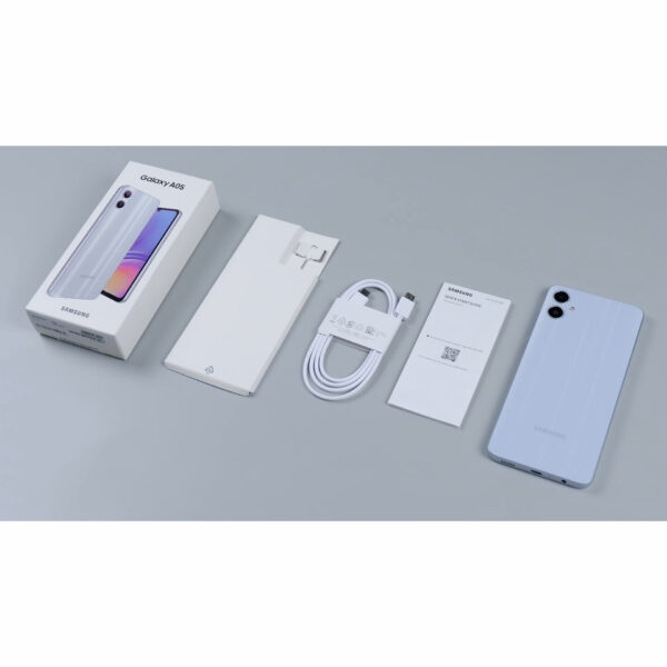 گوشی موبایل سامسونگ مدل Galaxy A05 دو سیم کارت ظرفیت 64 گیگابایت و رم 4 گیگابایت به همراه شارژر سامسونگ