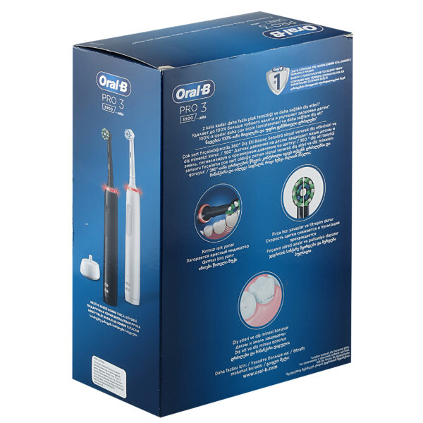 مسواک برقی اورال-بی مدل pro3 3900 مجموعه 2 عددی