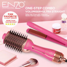 سشوار برس دار حالت دهنده  انزو پروفیشنال  مدل EN_510 به همراه اتو مو