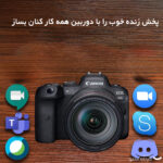 دوربین دیجیتال بدون آینه کانن مدل EOS R6 به همراه لنز 105-24