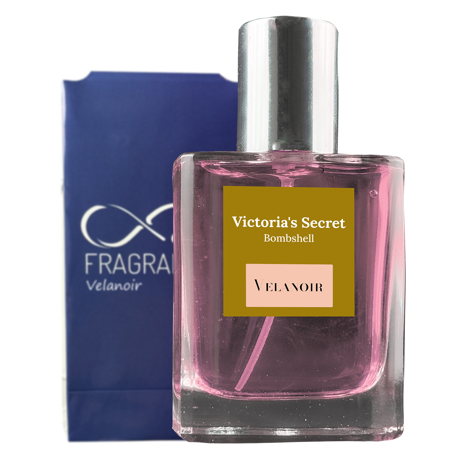 ادو پرفیوم زنانه ولانویر مدل ویکتوریا سکرت بامب شل با رایحه شیرین حجم 50 میلی‌لیتر