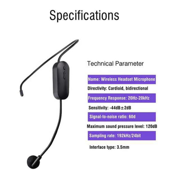 میکروفن هدمیک مدل AY-102 Twin