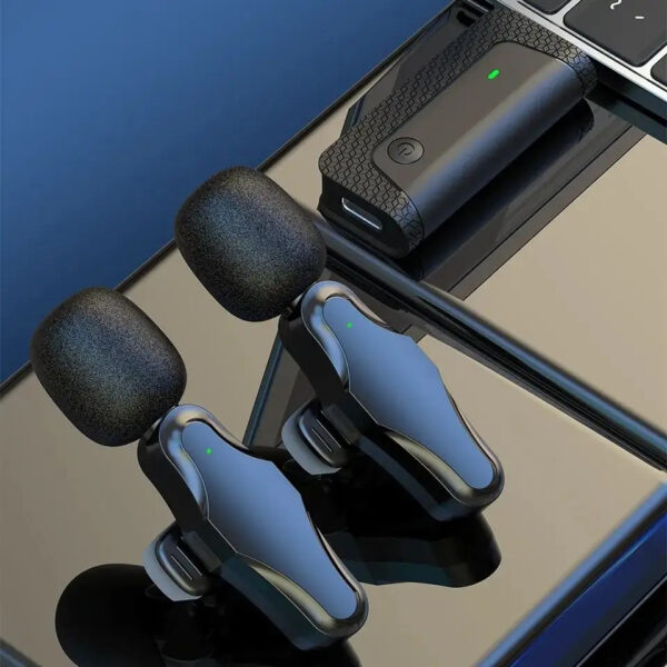 میکروفن یقه ای مدل k35 pro dual