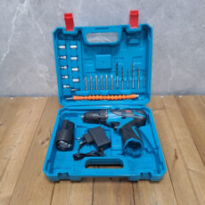 مجموعه 27 عددی دریل پیچ گوشتی شارژی سه نظام 10 اتوماتیک 18 ولت باس مدل LIFE _ STYLE کد 1