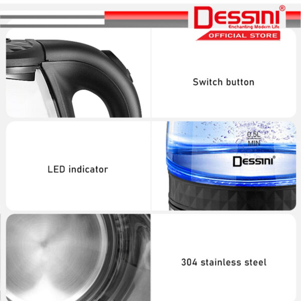 کتری برقی دسینی مدل DS-28SS