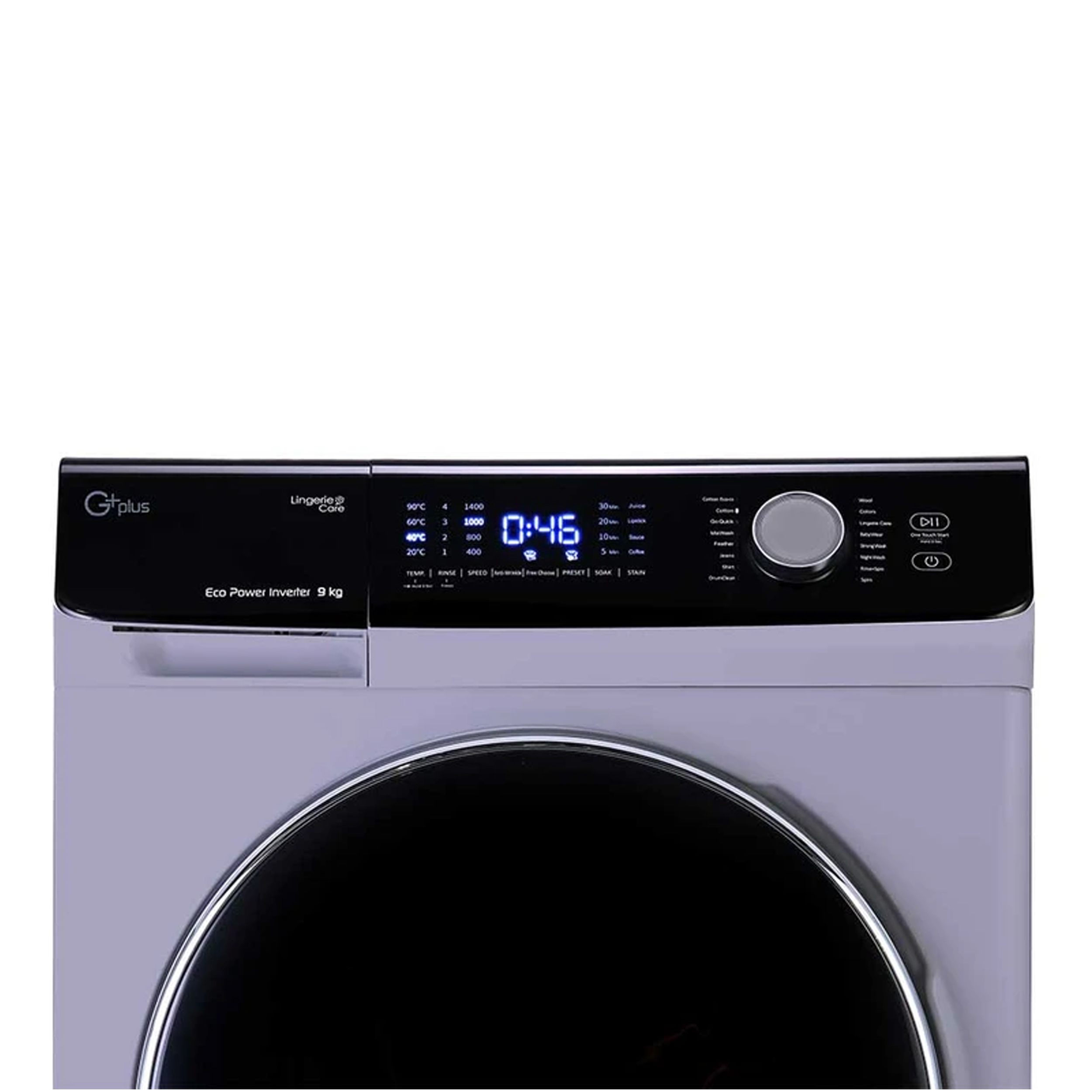 ماشین لباسشویی اتوماتیک جی پلاس مدل GWM-P954T ظرفیت 9 کیلوگرم