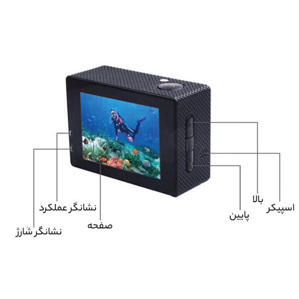 دوربین فیلم برداری ورزشی مدل F60R