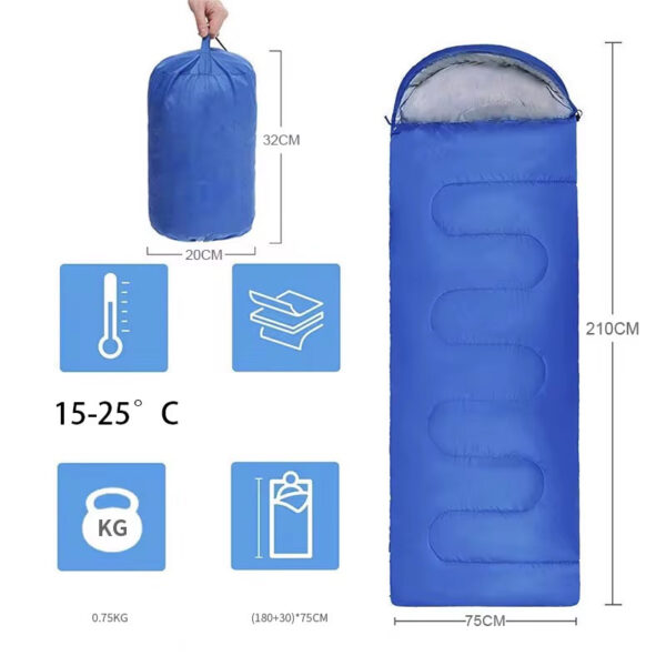 کیسه خواب الیاف مدل 1.8kg Umschlag
