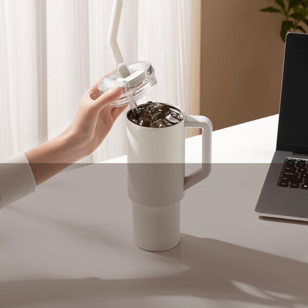 تراول ماگ شیائومی مدل Straw گنجایش 1 لیتر