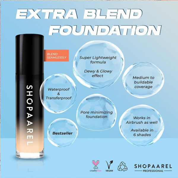 کرم پودر شوپارل مدل Extra Blend شماره 6 حجم 30 میلی لیتر