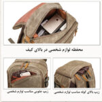 کوله پشتی دوربین مدل Batik Canvas Micro
