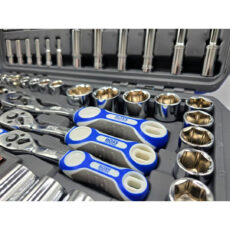 آچار بکس باس مدل BS-128 مجموعه صنعتی 128 عددی