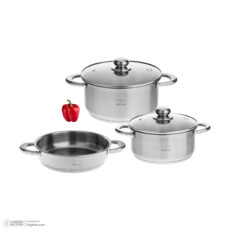 سرویس پخت و پز 5 پارچه پارس استیل مدل پارس