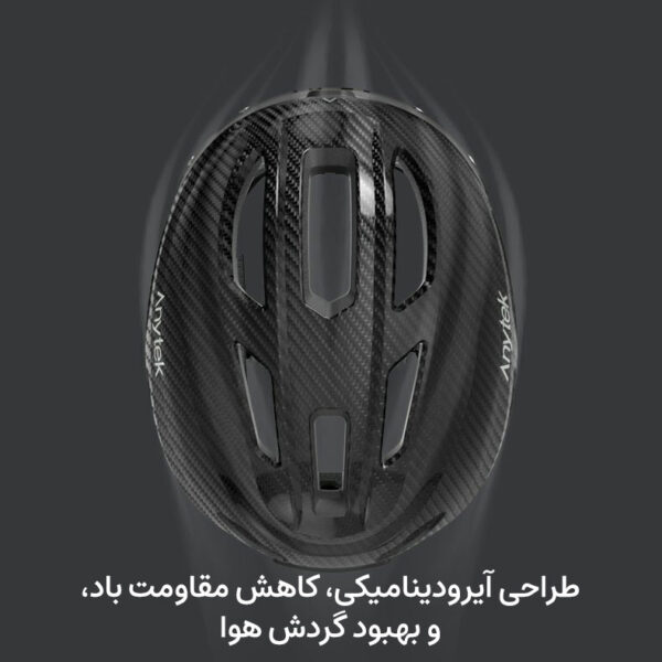 دوربین فیلم برداری ورزشی انی تک مدل کلاه ایمنی RAW1PRO-4K