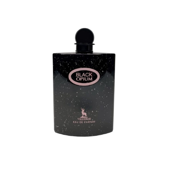 ادوپرفیوم زنانه والدمار مدل Black Opium با رایحه گرم حجم 100 میلی‌لیتر