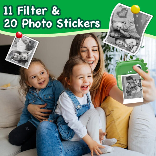 دوربین دیجیتال مدل HD 1080P 48MP Instant Print