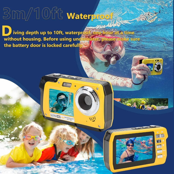 دوربین دیجیتال مدل ‎ FHD 2.7K 11FT Waterproofبه همراه لنز 48MP 16X