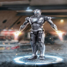 اکشن فیگور مدل zd toys Iron Man MK2 Mark