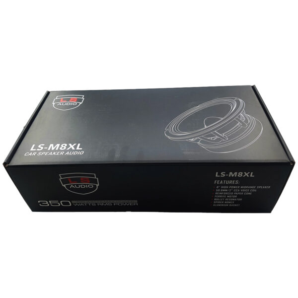 میدرنج خودرو ال اس آدیو مدل LS-M8XL بسته دو عددی