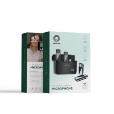 میکروفن بی سیم گرین لاین مدل 2in1 DIGITAL DISPLAY LITHTNING