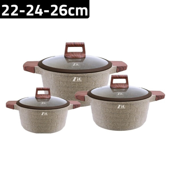 سرویس پخت و پز 6 پارچه زیو مدل ZCS-8546-26