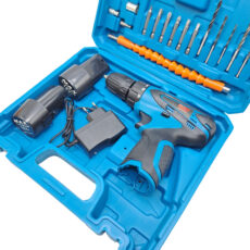 مجموعه 28 عددی دریل پیچ گوشتی شارژی سه نظام 10 اتوماتیک 18 ولت باس مدل 18VF کد 2