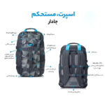 کوله پشتی لپ تاپ اچ‌ پی مدل HP ODYSSEY BACKPACK GREY مناسب برای لپ تاپ 14.1 تا 15.6 اینچی
