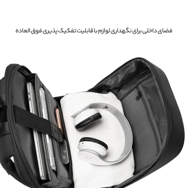 کوله پشتی لپ تاپ بنج مدل 7517 مناسب برای لپ تاپ 16 تا 17 اینچی