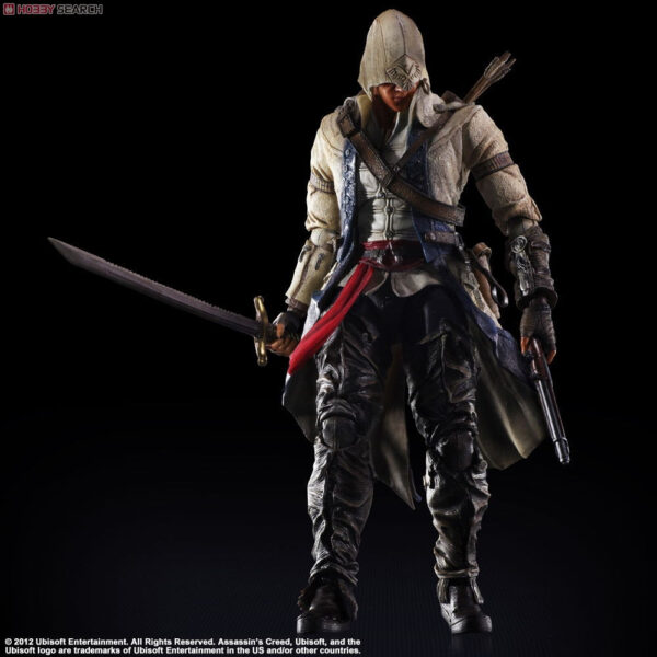 اکشن فیگور پلی آرت مدل اساسین سری Connor Kenway مجموعه 19 عددی