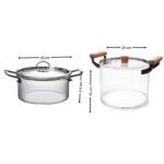 سرویس قابلمه 4 پارچه مدل شیشه ای کد Nc23_20 مجموعه دو عددی