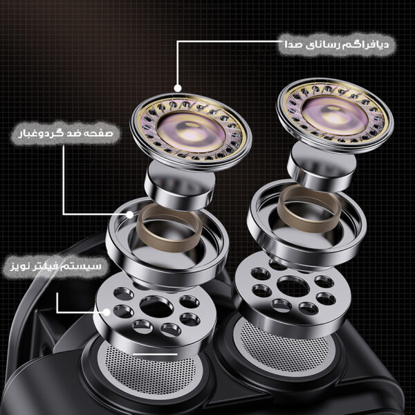 ست میکروفن بی سیم مدل SX23-TYPEC