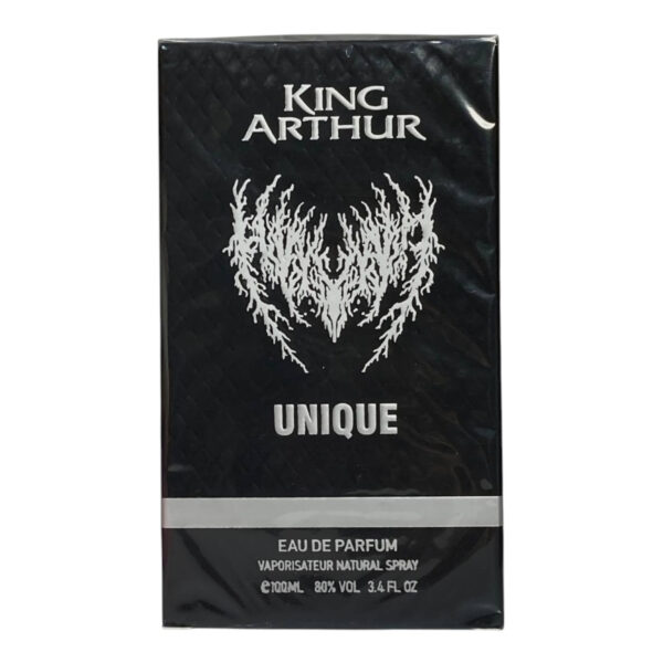 ادو پرفیوم مردانه یونیک مدل king arthur با رایحه گرم و شیرین حجم ۱۰۰ میلی لیتر