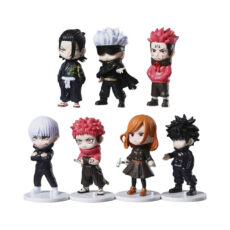 فیگور مدل انیمه جوجوتسو کایزن طرح گوجو و دوستان مجموعه 7 عددی