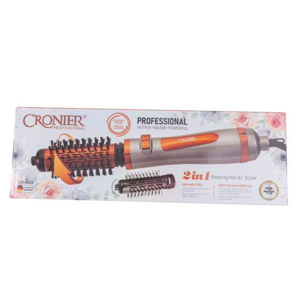 سشوار برس‌دار چرخشی کرونیر مدل CR-6855