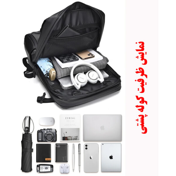 کوله پشتی لپ تاپ مدل 102 مناسب برای لپ تاپ سایز 15.6 اینچی