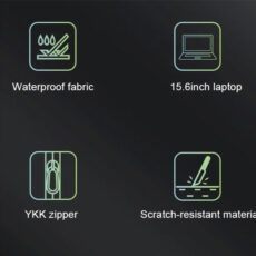 کوله پشتی لپ تاپ بنج مدل BG-7712 مناسب برای لپ تاپ 14.1 تا 15.6 اینچی