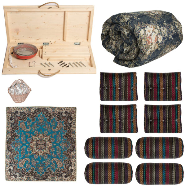 کرسی مدل یلدا leeko 3-70 مجموعه 13 عددی