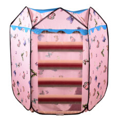 چادر بازی کودک مدل قلعه ای طرح پروانه