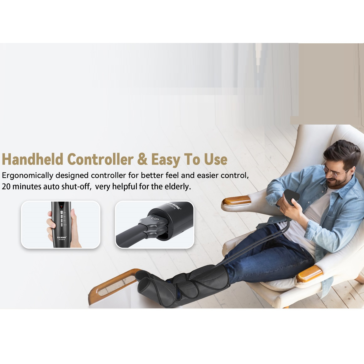 ماساژور پا فیت کینگ مدل HEAT-057A